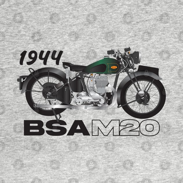 1944 BSA M20 by kindacoolbutnotreally